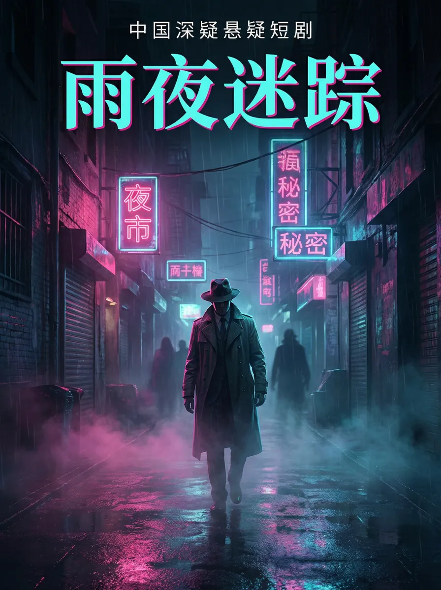 狼群社区论坛 悬疑追踪短剧 - 雨夜迷踪海报